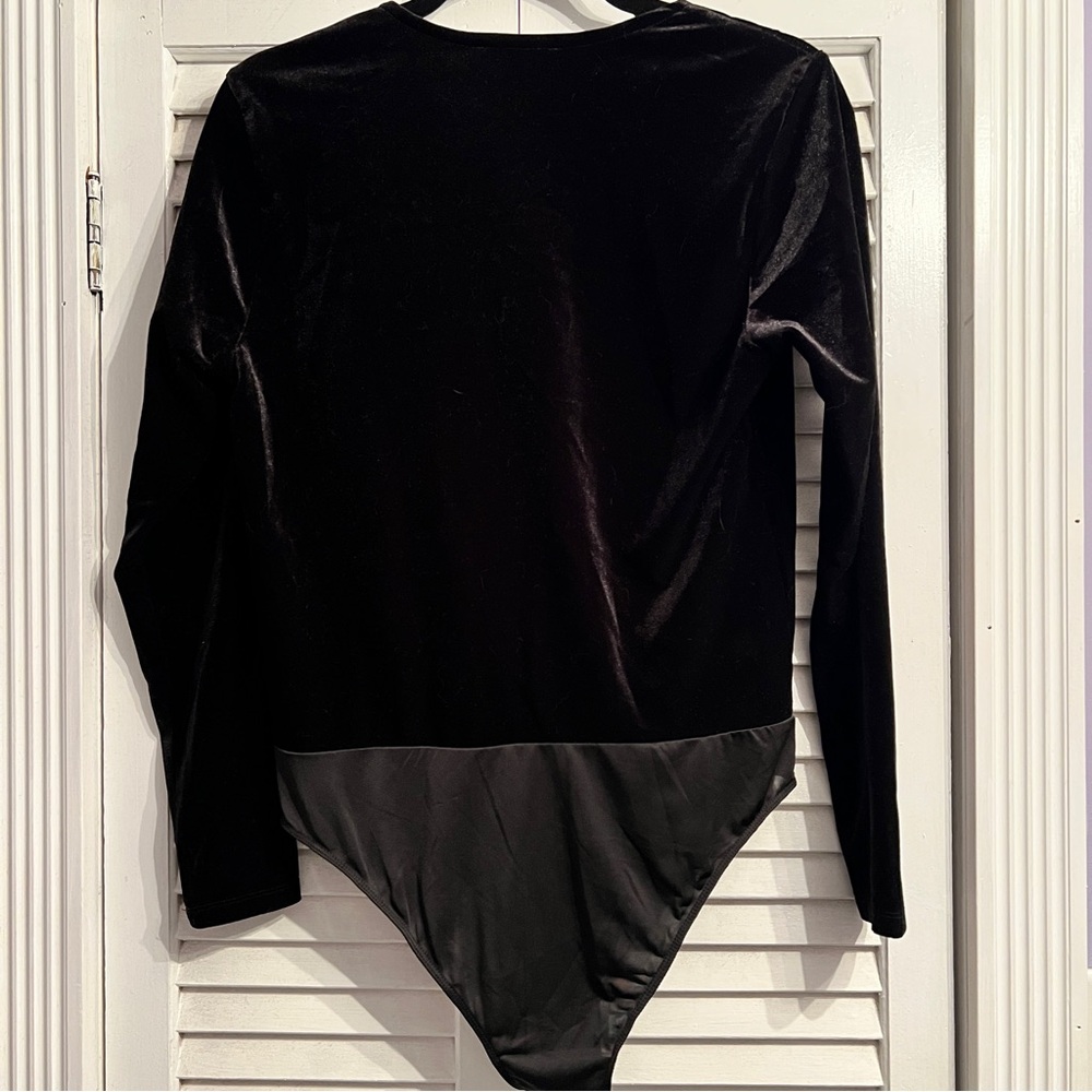 And Now This Velvet Bodysuit - Picture 7 of 7